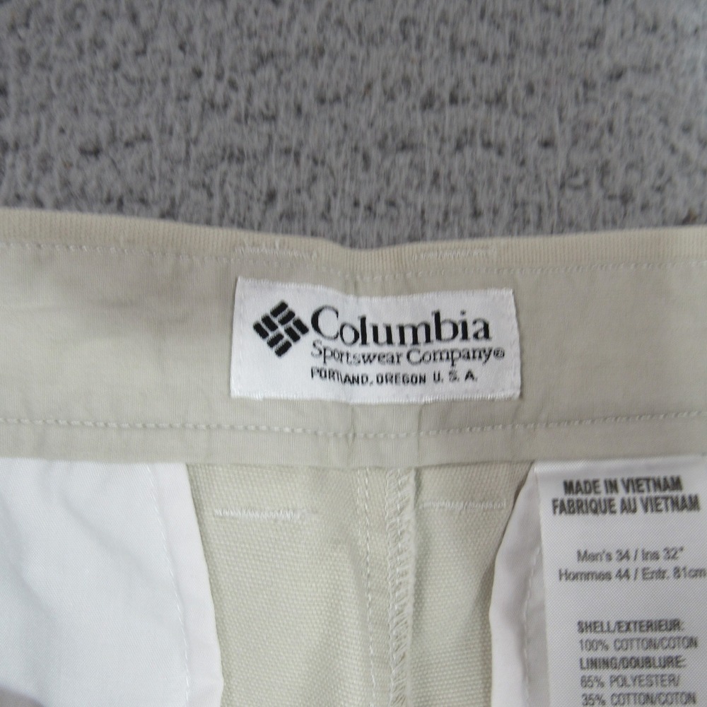 Columbia White Men's Chinos - Picture 5 of 12